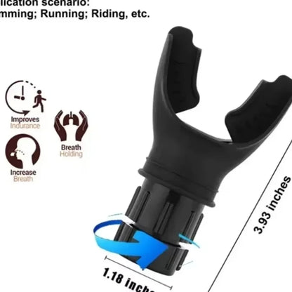 Breathing Exercise For Lungs Portable Breath Fitness Exerciser Device Endurance Workout Device With Adjustable Resistances